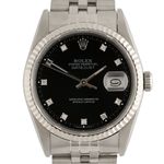 Rolex Datejust 36 16234 (1989) - Black dial 36 mm Steel case (2/7)