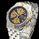 Breitling Chronomat B13050.1 (1999) - Blue dial 39 mm Gold/Steel case (7/7)