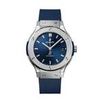 Hublot Classic Fusion Blue 565.NX.7170.RX (2023) - Blauw wijzerplaat 38mm Titanium (3/3)