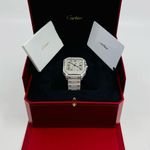 Cartier Santos WSSA0018 (2024) - Silver dial 40 mm Steel case (4/8)