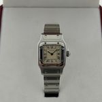 Cartier Santos Galbée W20017D6 (1993) - Silver dial 24 mm Steel case (7/8)