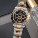 Rolex Daytona 126503 (Unknown (random serial)) - Black dial 40 mm Gold/Steel case (3/8)