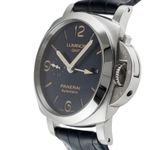 Panerai Luminor 1950 3 Days GMT Automatic PAM01033 (Unknown (random serial)) - Blue dial 44 mm Steel case (6/8)