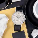 NOMOS Ludwig Automatik 271 (Onbekend (willekeurig serienummer)) - Wit wijzerplaat 40mm Staal (1/8)