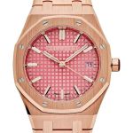 Audemars Piguet Royal Oak Selfwinding 77450OR.OO.1361OR.01 (2025) - Roze wijzerplaat 34mm Roségoud (4/6)