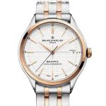 Baume & Mercier Clifton M0A10458 (2025) - Wit wijzerplaat 40mm Staal (1/3)