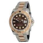 Rolex Yacht-Master 40 116621 (2018) - Brown dial 40 mm Gold/Steel case (1/6)