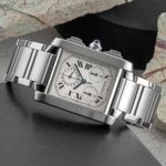 Cartier Tank Française W51001Q3 (1999) - Wit wijzerplaat 28mm Staal (2/8)