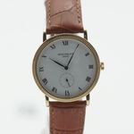 Patek Philippe Calatrava 3919J (2000) - White dial 34 mm Yellow Gold case (2/8)