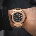 Patek Philippe Nautilus 5980/1R-001 (2013) - Black dial 41 mm Rose Gold case (5/8)