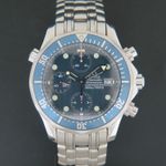 Omega Seamaster Diver 300 M 2599.80.00 (2002) - Blue dial 42 mm Steel case (3/4)