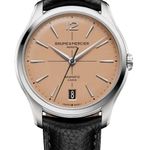 Baume & Mercier Clifton M0A10778 (2026) - Rood wijzerplaat 39mm Staal (1/1)