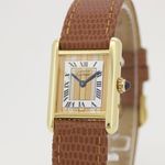 Cartier Tank Vermeil 366001 (Onbekend (willekeurig serienummer)) - 20mm Zilver (1/8)