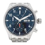 IWC Pilot Chronograph IW388102 (2024) - Blauw wijzerplaat 41mm Staal (1/8)