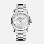 Chopard Happy Sport 278559-3002 (2023) - Zilver wijzerplaat 36mm Staal (1/1)