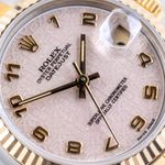 Rolex Datejust 31 68273 (1990) - Beige dial 31 mm Gold/Steel case (2/8)
