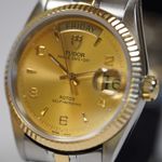 Tudor Prince Date 76213 (2002) - Champagne dial 36 mm Gold/Steel case (6/8)