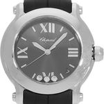 Chopard Happy Sport 278475-3014 (Unknown (random serial)) - Black dial 36 mm Steel case (1/3)