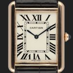 Cartier Tank Solo W5200025 (2016) - Zilver wijzerplaat 35mm Roségoud (2/8)