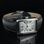 Cartier Tank Solo 3170 (Unknown (random serial)) - White dial 24 mm Steel case (8/8)