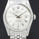 Rolex Datejust 1601 (1973) - Zilver wijzerplaat 36mm Staal (1/7)