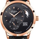 Glashütte Original PanoMaticLunar 1-90-02-49-35-30 (2024) - Black dial 40 mm Red Gold case (1/8)