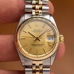 Rolex Datejust 6827 (1978) - Champagne dial 31 mm Gold/Steel case (6/8)