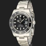 Rolex Submariner Date 116610LN (2011) - Zwart wijzerplaat 40mm Staal (1/8)