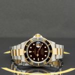 Rolex Submariner Date 16613 (2009) - Black dial 40 mm Gold/Steel case (4/7)