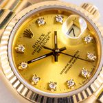 Rolex Lady-Datejust 69178 (1991) - Champagne dial 26 mm Yellow Gold case (2/8)