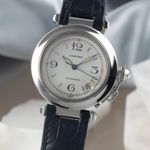 Cartier Pasha C W31015M7 (2005) - White dial 35 mm Steel case (3/8)