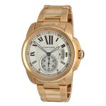Cartier Calibre de Cartier W7100018 (2011) - Silver dial 42 mm Rose Gold case (2/14)
