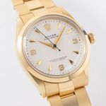 Patek Philippe Pagoda 5500 (1969) - Silver dial 34 mm Yellow Gold case (4/8)