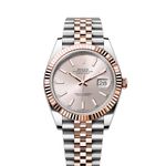 Rolex Datejust 41 126331 (2022) - Pink dial 41 mm Steel case (1/8)