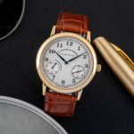 A. Lange & Söhne 1815 221.021 (2000) - Silver dial 36 mm Yellow Gold case (1/8)
