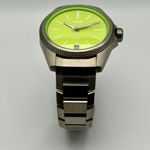 Oris ProPilot X 01 400 7778 7157-Set 05PEB (2023) - Groen wijzerplaat 39mm Titanium (8/8)