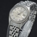 Rolex Lady-Datejust 69174 (1994) - Silver dial 26 mm Steel case (6/7)