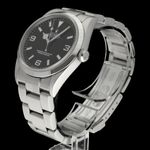 Rolex Explorer 114270 (2001) - Zwart wijzerplaat 36mm Staal (5/8)