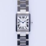 Cartier Tank Solo 3169 (2016) - Wit wijzerplaat 27mm Staal (3/6)