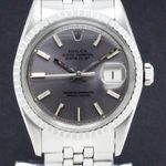 Rolex Datejust 1603 (1965) - Purple dial 36 mm Steel case (1/7)