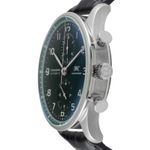 IWC Portuguese Chronograph IW371615 (Unknown (random serial)) - Green dial 41 mm Steel case (6/8)
