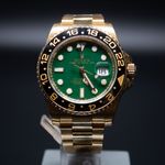 Rolex GMT-Master II 116718LN (2024) - Green dial 40 mm Yellow Gold case (7/8)