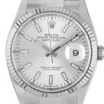 Rolex Datejust 36 126234 (2021) - Silver dial 36 mm Steel case (1/7)