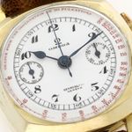 Omega Vintage Unknown (1936) - White dial 32 mm Yellow Gold case (2/8)
