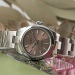 Rolex Oyster Perpetual 28 276200 (2021) - Pink dial 28 mm Steel case (2/8)