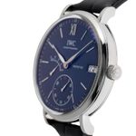 IWC Portofino Hand-Wound IW510106 (Unknown (random serial)) - Blue dial 45 mm Steel case (6/8)