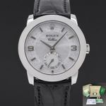 Rolex Cellini 5240 (2001) - White dial 35 mm Platinum case (1/8)
