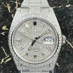 Rolex Datejust 41 126300 (2021) - Diamant wijzerplaat 41mm Staal (2/8)