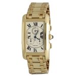 Cartier Tank Américaine 1730 (1999) - White dial 26 mm Yellow Gold case (1/7)
