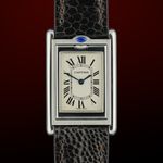 Cartier Tank 2405 (2002) - White dial 24 mm Steel case (1/8)